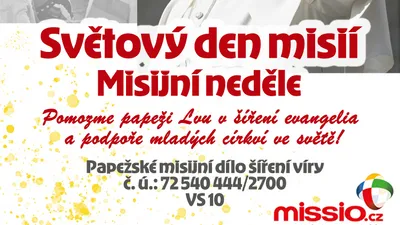 Misijní neděle - 19. 10. 2025